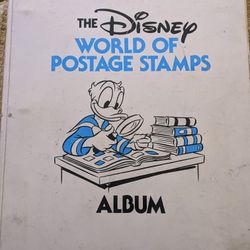 Disney World Of Postage Stamps Album