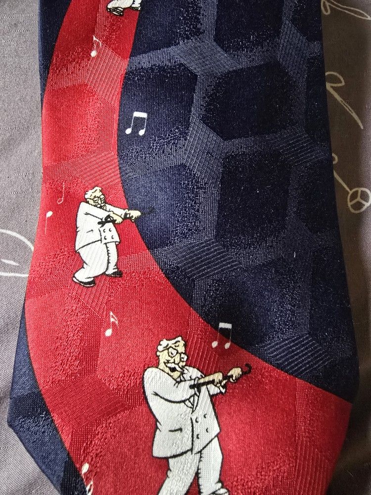 Kfc Colonel Sanders Orig Tie.