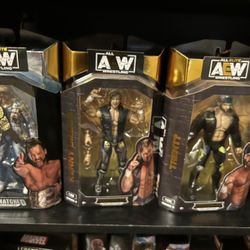 AEW Kenny Omega Figures And Trent 