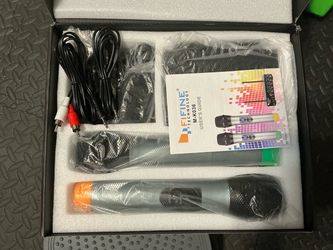 FIFINE K036 UHF Dual Channel Wireless Handheld Microphone System