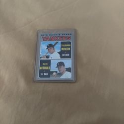 Thurman Munson  Rookie Card