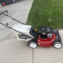 Newer Toro self propelled lawnmower 