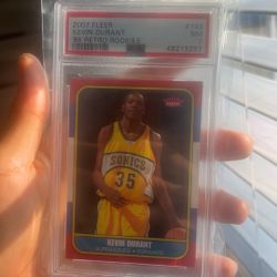 Kevin Durant PSA 7 Rookie Fleer