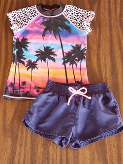 Girls 6/6X swimsuit set