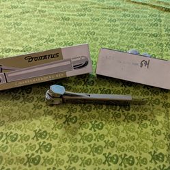 Vintage Donatus Solingen 600 /554 Cigar Cutter - Gold Plated Art Deco - Dual Cut - Boxed