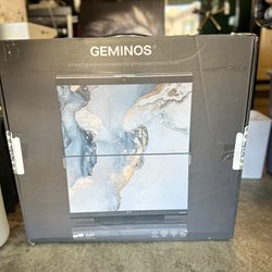 Geminos Dual 27inch Stacked Monitor 