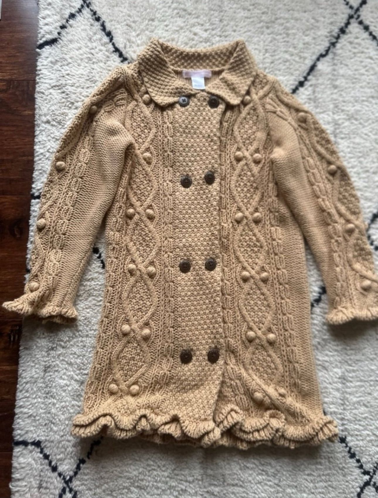 4T Janie and Jack cardigan long knit coat sweater jumper