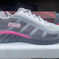 Fila Diskize 2 - Pink/Grey/White - Girls Size 4