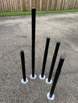 Set of 4 table legs with adjustable height - IKEA OLOV