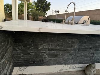 Leftover Black Stacked Stone Ledger Panels – Outdoor Kitchen/Fireplace – $200 OBO