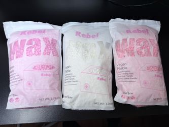 Rebel Wax – 3 Bags, Brand New