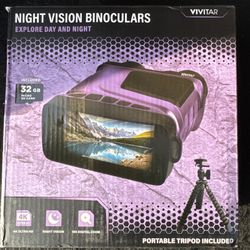 Vivitar Ultra 4K Night Vision Binoculars 10X Zoom Brand New