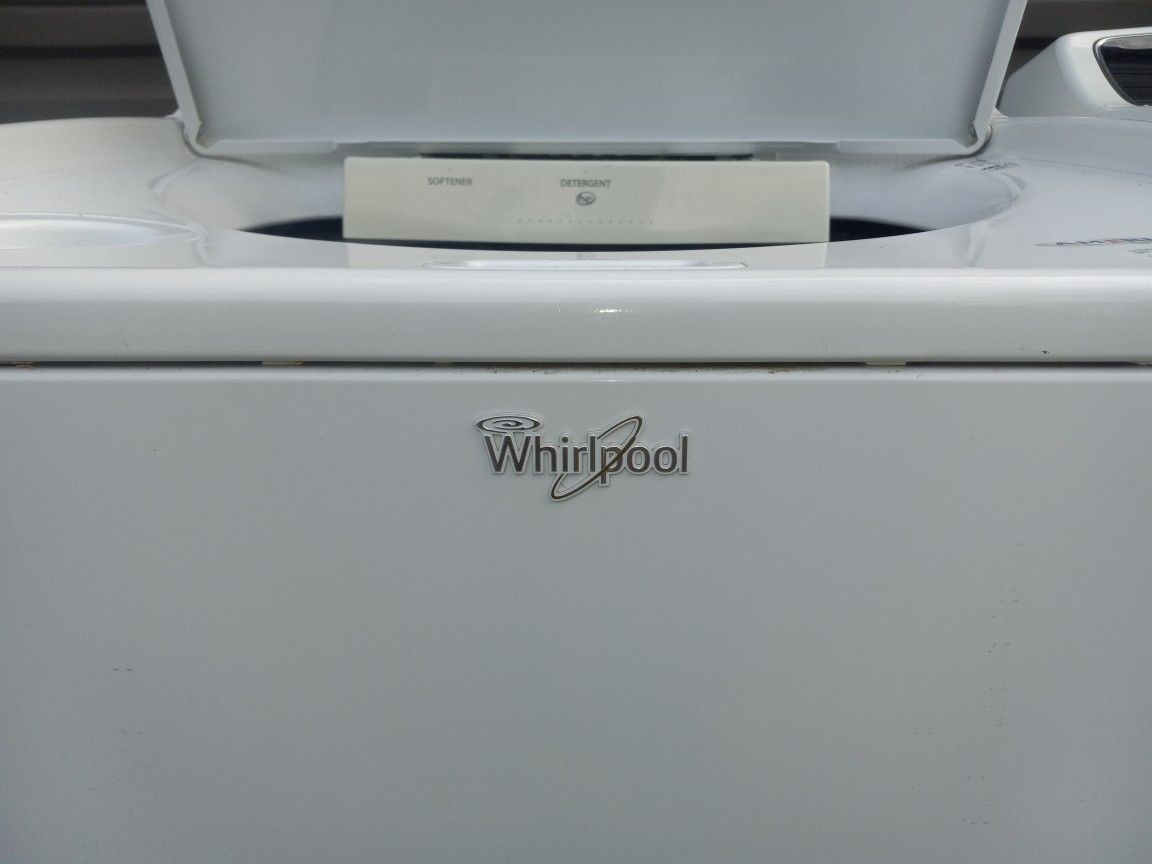 Whirlpool Cabrio Washer And Dryer, White Large Load Capacity ,gas Dryer With Steamer