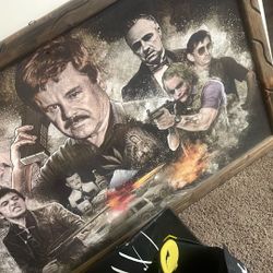 vintage chapo painting
