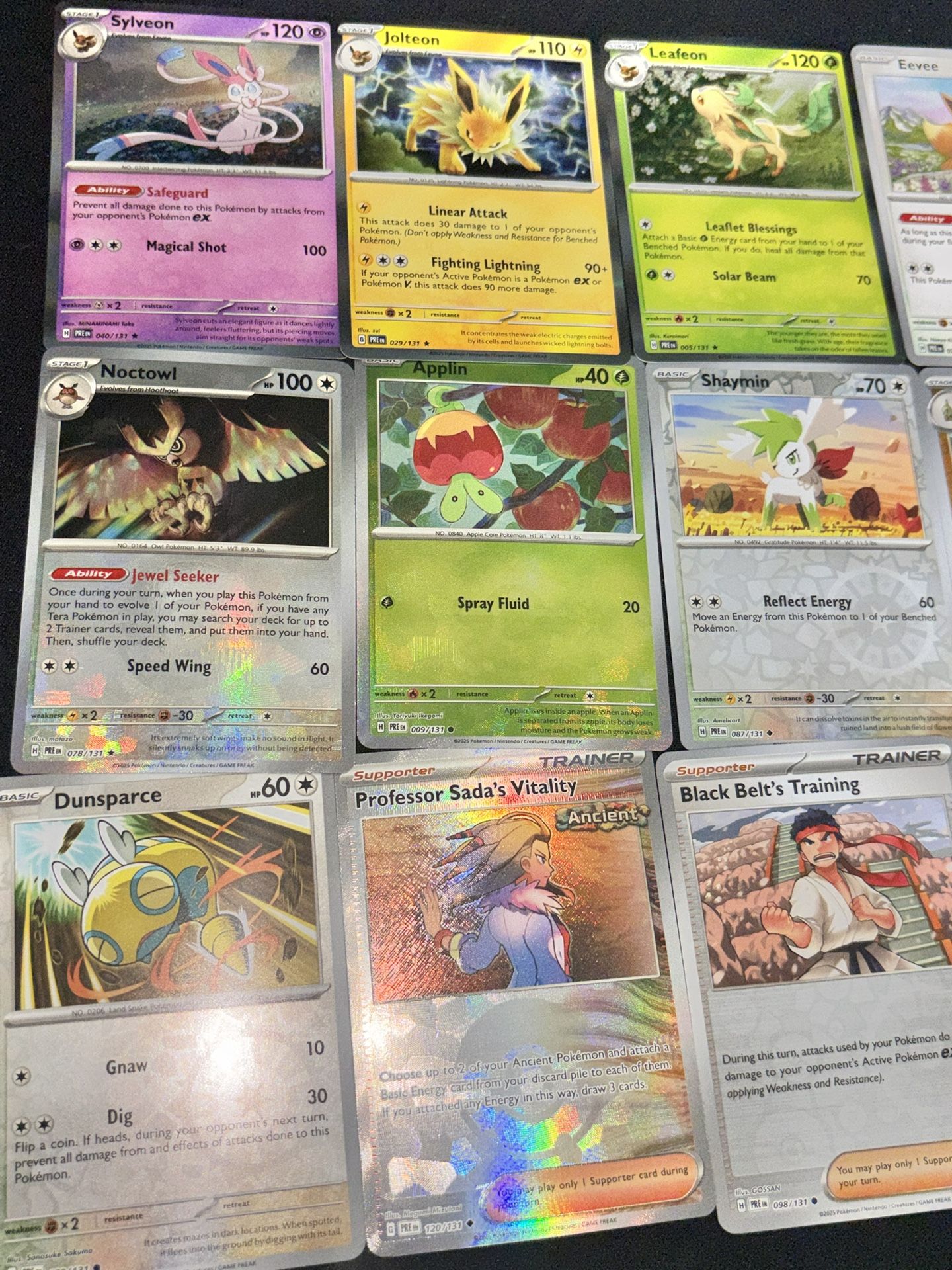 Pokemon Cards Prismatic Evolutions