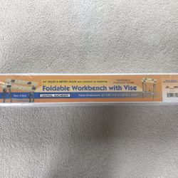 Foldable Workbench With Vise - New