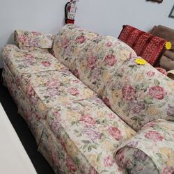 Floral Couch 