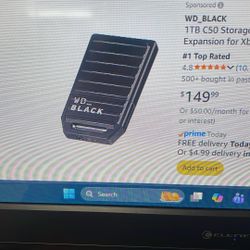 Wd Black One Terabyte C 50 Stores Expansion Card