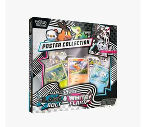 Black bolt and white flare poster collection