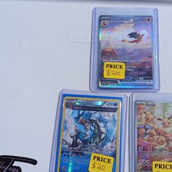 Charizard Eevee And Gyarados Pokemon Cards 