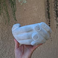 Concrete Hands Planter $20