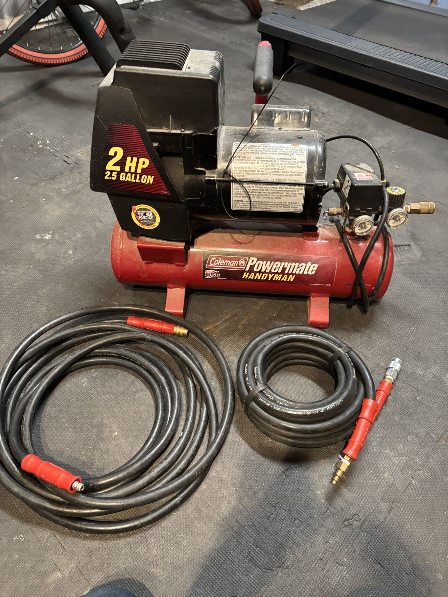 Air Compressor Air Hose 2 HP Air Compressor Tool