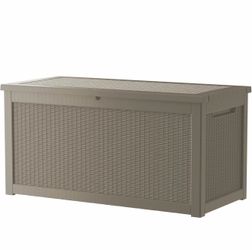 New-320 Gallon Outdoor Storage Box Wateproof, Extra Large Storage Organizer for Patio Furniture Accessories, Garden Tools, Indoor Storage for Cushion