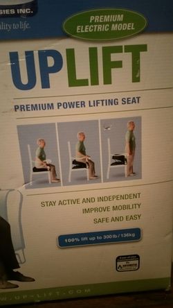 Uplift premium power lifting seat lifts up to 300 pounds