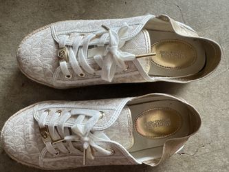 Michael Kors Libby Logo Jacquard Collapsible-Heel Sneaker