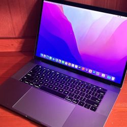 Apple Macbook Pro 15” Retina Touch Bar, I7, 16GB RAM 512GB SSD $460
