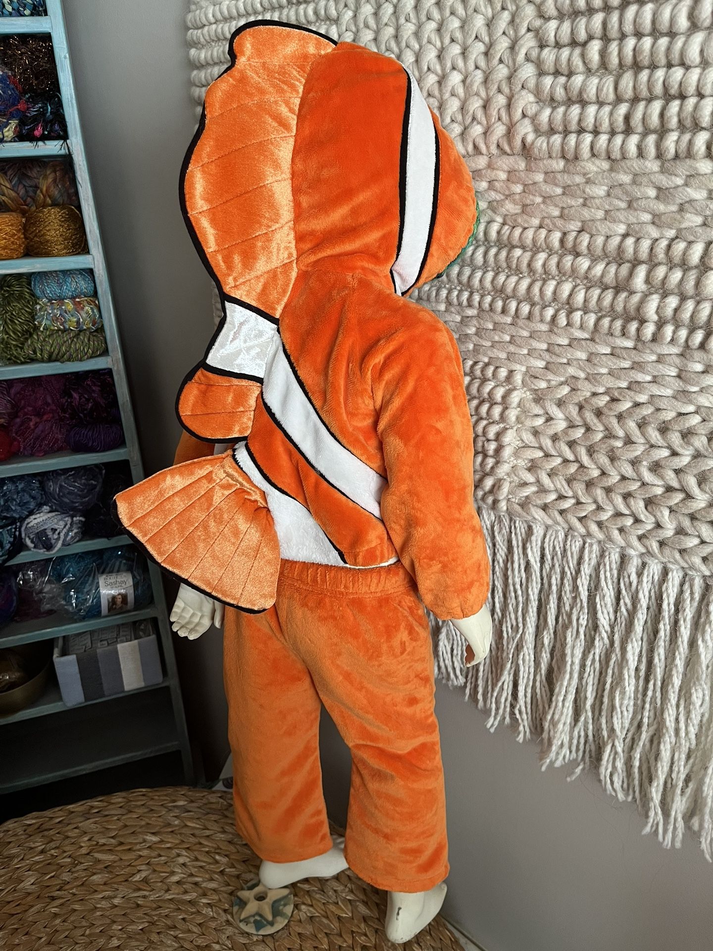 DISNEY infant NEMO PLUSH 2 PC HALLOWEEN COSTUME 12 Months Toddler