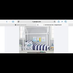 Pottery Barn Frame Twin Bed 