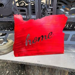 Oregon Home Aluminum Sign Not Metal Art Wall Art Home Decor Decorative Decorations  Yard Art
