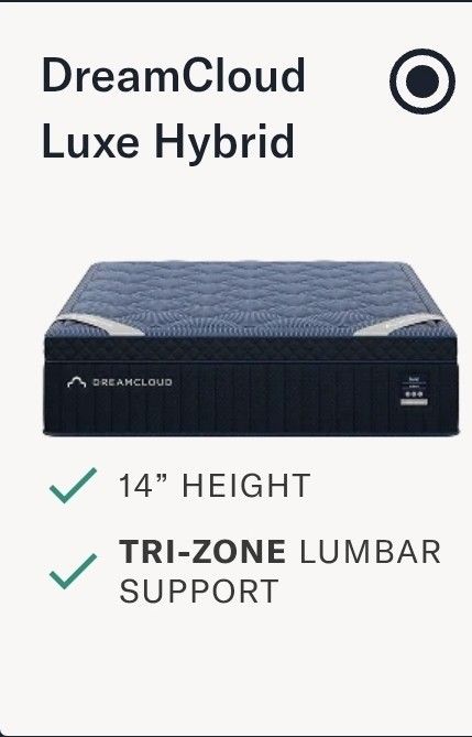 Dreamcloud  Luxe Queen Size Mattress 