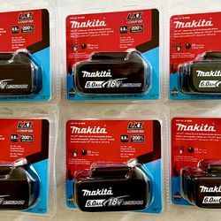 Makita BL1860B 18V LXT Lithium Ion 6.0 Ah Battery