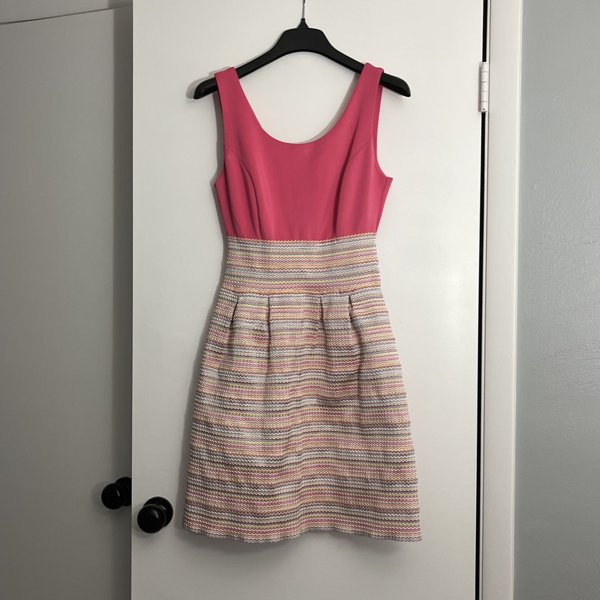 Pink Colorful Dress For Women