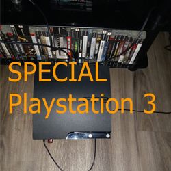 PlayStation 3 Slim/Over 100 PlayStation 3 Games Installed/PKGi Store Installed $120.00