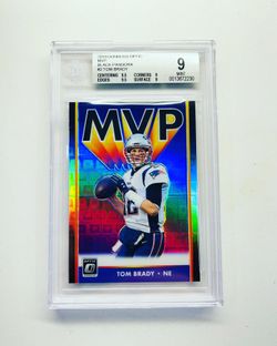 2019 Donruss Optic MVP Black Pandora Tom Brady BGS 9 Mint 18/25 SSP Prizm