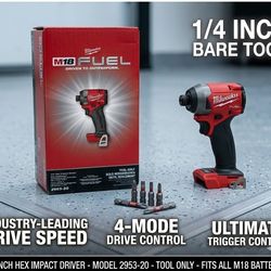 Milwaukee M18 FUEL 1/4" Hex Impact Driver