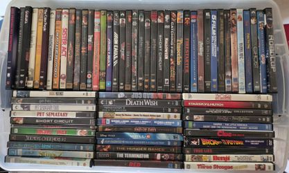 Assortment of DVDs
Couple PC games