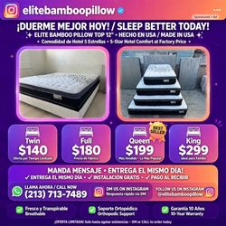Cal king size Mattress Pillow top new