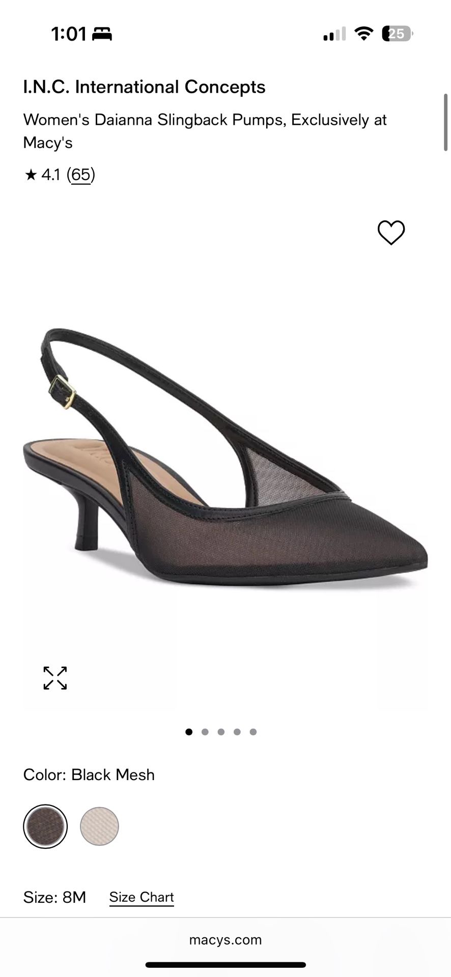 New Mesh Heels