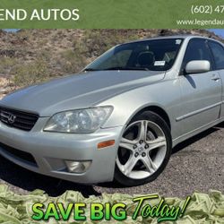 2002 Lexus IS 300
Base Sedan