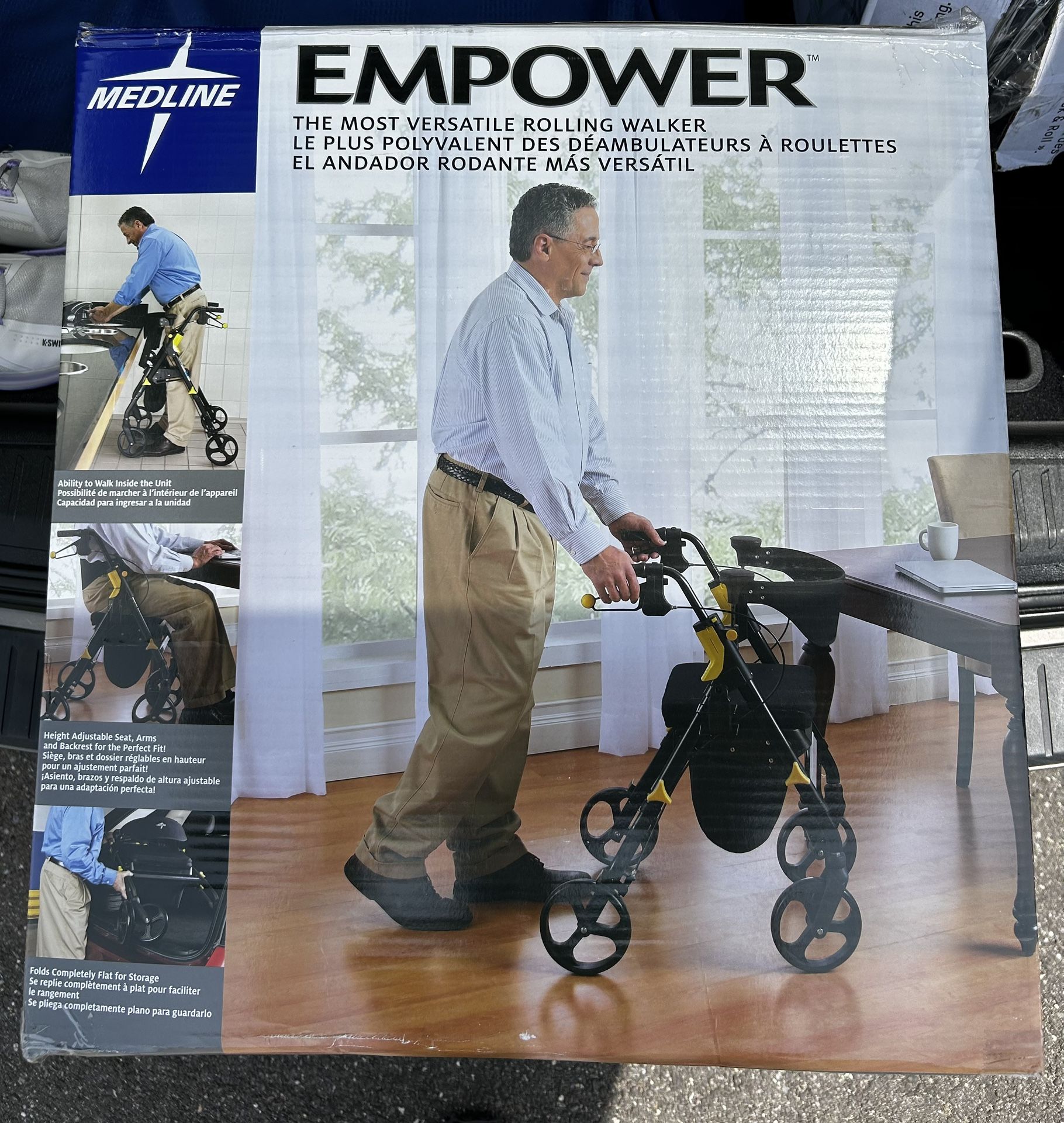 Brand New Medline Premium Empower Rollator!