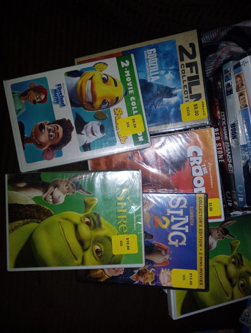 5 Dvds Brand New Assorted