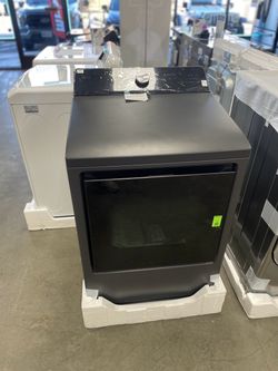 LG Front Load Dryer Matte Black ELECTRIC