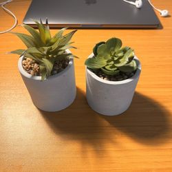 2pc Aesthetic Fake Desk Plants
