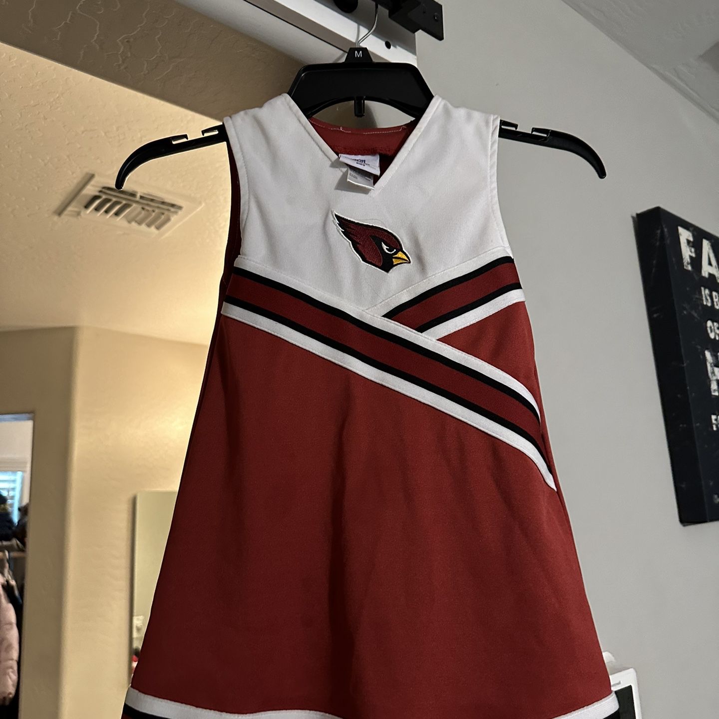 Girls Size 4 Arizona Cardinals Cheer Dress 