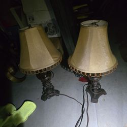 12" Tall Leopard Prints Globe Glass Center Copperesque Look