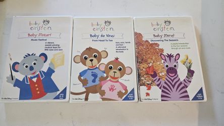 3 BABY EINSTEIN DVD'S